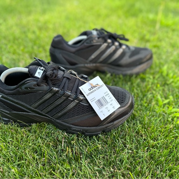 Running shoes Adidas Supernova Cushion 7 Black Carbon Men's 12 size brand new - Picture 8 of 8